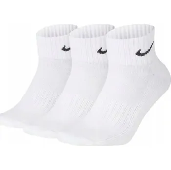 Pánské ponožky Ponožky ponožky Nike bavlněné bílé 42-46 3 ks