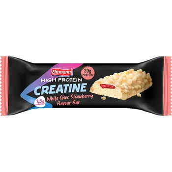 Ehrmann High Protein Creatine Bar 60 g Příchuť: bílá čokoláda-jahoda