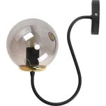 Černo-šedé nástěnné svítidlo ø 15 cm Oslo – Squid Lighting ID_1708948