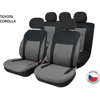 Moto oblečení Autopotahy Perfetto SL Toyota Corolla černá/šedá