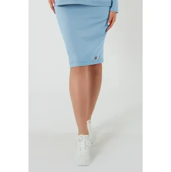 Dámská sukně Sukně Italian Fashion Stella Midi - bavlna Světle modrá S