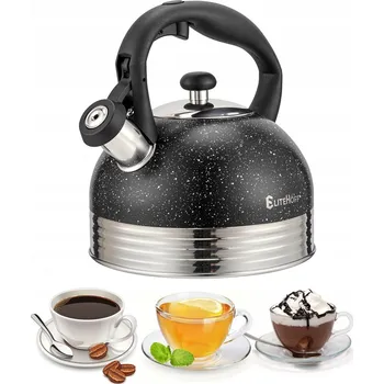 Varná konvice Elitehoff tradiční ocelová Konvice 2,5 l černá