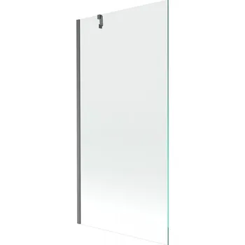 Vanová zástěna Mexen Next vanová zástěna 1-křídlová 90 x 150 cm, transparentní, kartáčovaná gun šedá - 895-090-000-00-00-66 Vanové zástěny