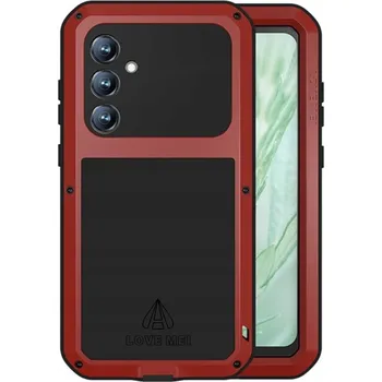 Pouzdro na mobilní telefon LOVE MEI PANCÉŘOVÉ POUZDRO + SKLO PRO SAMSUNG GALAXY S23 FE KRYT CASE