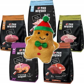 Krmivo pro kočku Pan Mięsko Suché Krmivo pro kočky Krůta s husou (dospělé kočky) křupky S 400g