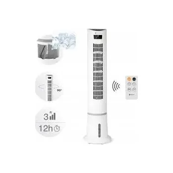 Domácí ventilátor Sloupový ventilátor TecVance Tower Fan bílý