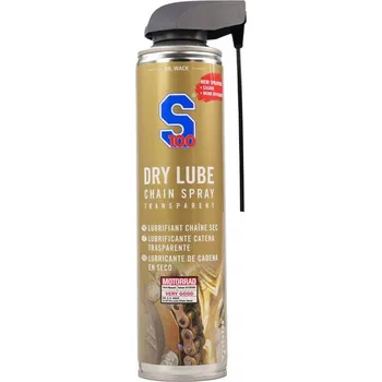 S100 Ketten Dry Lube Chain Spray Suchý Mazivo na Řetěz 400ML
