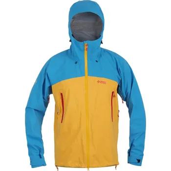 Direct Alpine pánská nepromokavá hardshellová bunda DEAMON Barva: mango/ocean, Velikost: XL