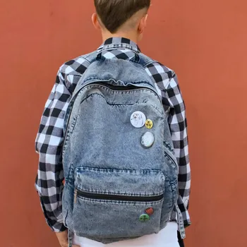 Městský batoh Belveder městský batoh modrý