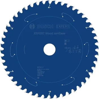Pilový kotouč BOSCH Pilový kotouč EXPERT Wood cordless, 250 × 2,1/1,6 × 30 mm, T48 (2.608.902.172)