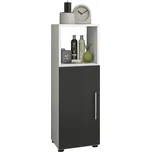 VCM Koupelnová skříňka Flandu Midi, černá/bílá 761298