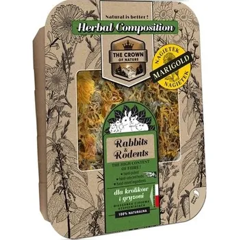 Krmivo pro hlodavce Korona Natury Paśnik krmivo pro králíky a hlodavce Bylinná směs s měsíčkem lékařským 70 g