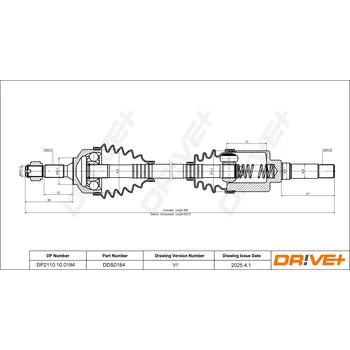 Poloosa kola Hnací hřídel - poloosa Dr!ve+ DP2110.10.0184