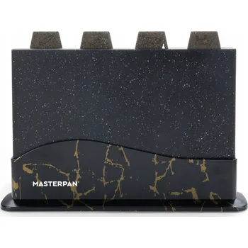 Kuchyňské prkénko Sada mramorových prkének na krájení v stojanu 4x kuchyňské prkénko