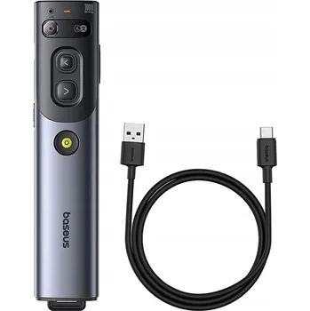 Baseus laserové ukazovátko s dálkovým ovládáním pro prezentace, mikrofon a překladač akumulátor