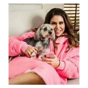 Pánská mikina Teplá mikina 4v1 s kapucí – růžová