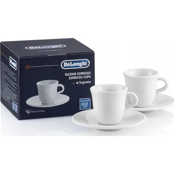 Šálek De'Longhi Tognana porcelán 70 ml 2 ks