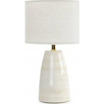 Stojací lampa DEKORATIVNÍ LAMPA GRACE 23 X 23 X 39 CM KRÉMOVÁ