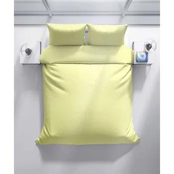 Povlečení Top textil Bavlněné povlečení Jednobarevné žluté