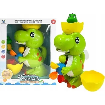 Hračka pro nejmenší HRAČKA DINOSAURUS STŘÍKAJÍCÍ VODU MLÝNEK DO VANY