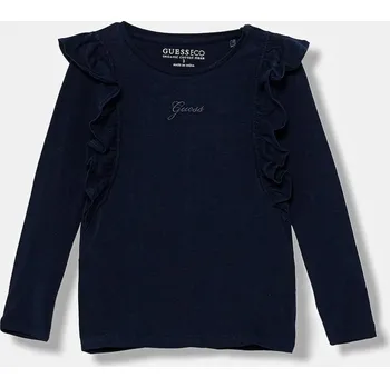 Dívčí tričko Dětské tričko s dlouhým rukávem Guess K5YI25.K6YW4.9BYA námořnická modř 59X, vel. 96-104
