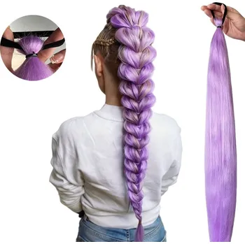 Karnevalová paruka 2 ks Demon Hunters Kpop culík s copem Rumi paruka cosplay