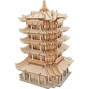 ostatní stavebnice Stavebnice Woodcraft - Yellow Crane Tower, dřevěná
