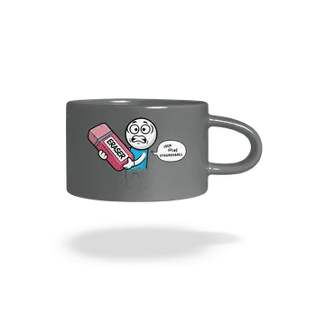 Bastard Vygumovanej hrnek makronka Grey Macaron