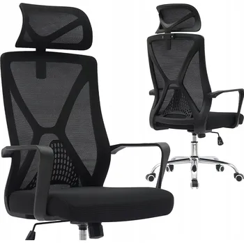 Ergonomická Kancelářská Židle Otočná LYNXER - černá - AX111