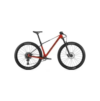 Horské kolo MONDRAKER Chrono Carbon DC, flame red/vortex grey/racing silver, 2025, Velikost XL