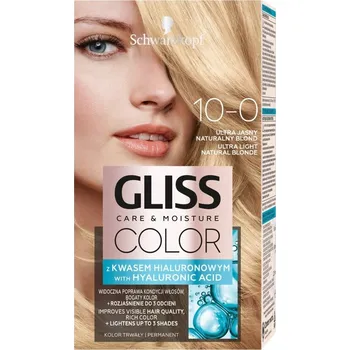 Barva na vlasy Schwarzkopf Gliss Color - barva na vlasy 10-0 ultra světlá přírodní blond