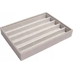 Stojan na šperky Stackers Classic, 3,7 x 18 x 25 cm, béžový