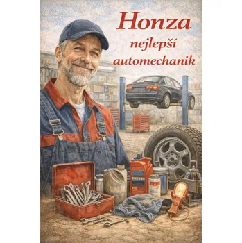 Plechová cedule Cedule - Automechanik - Plast / A5 ( 20x15cm) / 10. Retro plakát