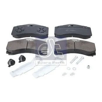 Brzdová destička Sada brzdových destiček, kotoučová brzda VALEO VAL882283