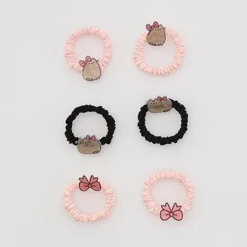 Reserved - Gumičky do vlasů 6 pack Pusheen - vícebarevná - 924IH-MLC - 924IH-MLC-ONE