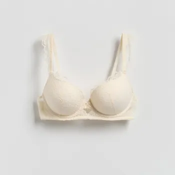 Podprsenka Reserved - Krajková super push-up podprsenka - krémová - 703HQ-01X - 703HQ-01X-75B