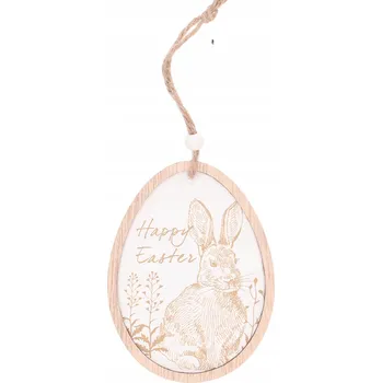 Velikonoční dekorace Velikonoční závěs z dřeva - vajíčko