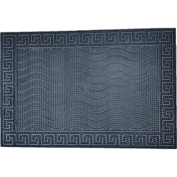 Rohožka ROHOŽKA GREKA GUMOVÁ S LIŠTAMI 60X40 cm