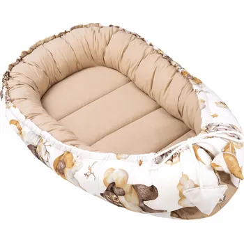 Hnízdečko pro miminko Hnízdečko pro miminko Camicco šedé bavlněné oboustranné 90x50 cm