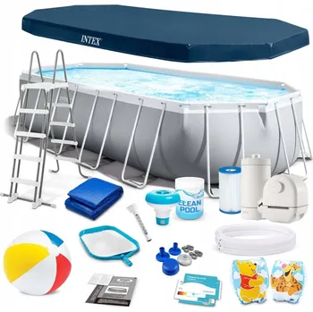 Bazén Zahradní Bazén s rámem 610 x 305 x 122 cm 18 v 1 sada INTEX 26798