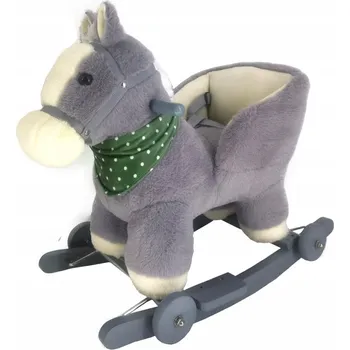 Odrážedlo Houpačka konik koń na biegunach odrážedlo interaktywny 2v1 pro děti zvuky