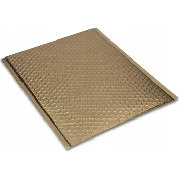 Obálka Bublinková Obálka Silná Odolná Ochrana Zásilek KÁVOVÁ ZLATÁ 380x470mm