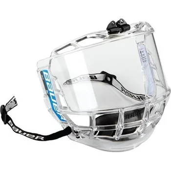 Chránič hlavy Bauer Plexi Concept 3 Full Shield (Barva: Čirá, Varianta: Senior)