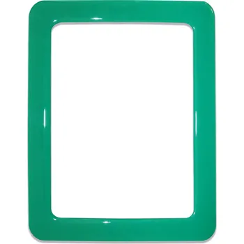 Kancelářský nábytek Magnetický samolepicí rámeček 16,0 × 11,8 cm – zelený