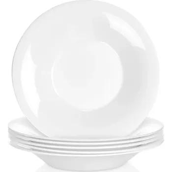 Talíř Hluboké talíře z opálového skla 21,5 cm, 400 ml, 6 ks