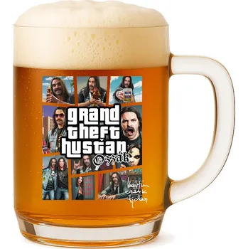 Sklenice Ozzákův půllitr - GRAND THEFT HUSŤAN