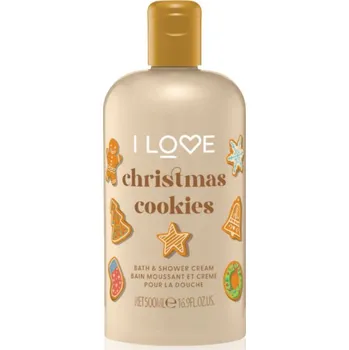 Koupelový olej I Love Bathtime Treats Christmas Cookies sprchový gel 500 ml
