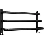 ATHOS Underwear Nástěnný věšák 50 x 14,5 x 25,5 cm černý