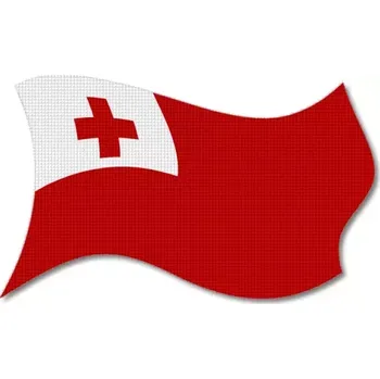 Vlajka Pelisport Vlajka Tongo vlající