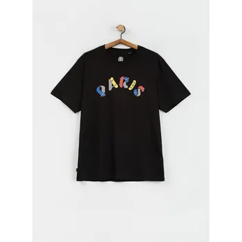 Pánské tričko Element Twisted Decks (flint black) L, černá